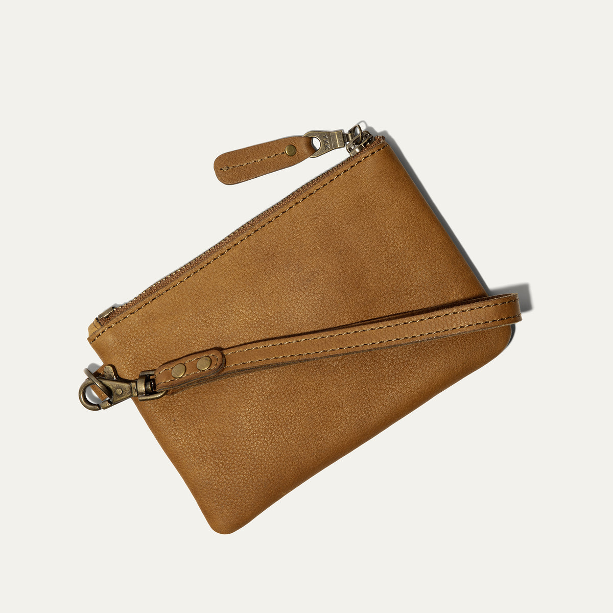ZIP POUCH WITH WRISTLET - Will Leather Goods