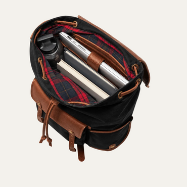 Lennon Canvas & Leather Backpack - Will Leather Goods