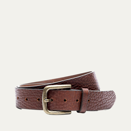 Shrunken American Bison Belt - Will Leather Goods