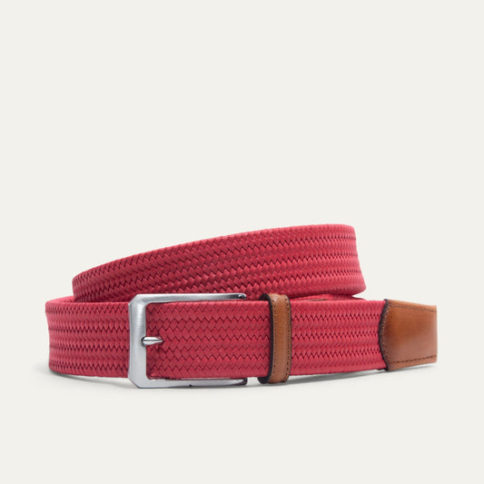 Tubular Italian Stretch Web Belt - Will Leather Goods