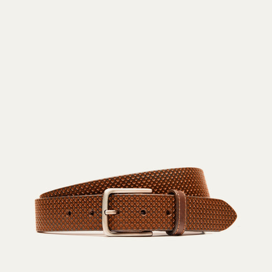 Embossed Golf Belt - Will Leather Goods