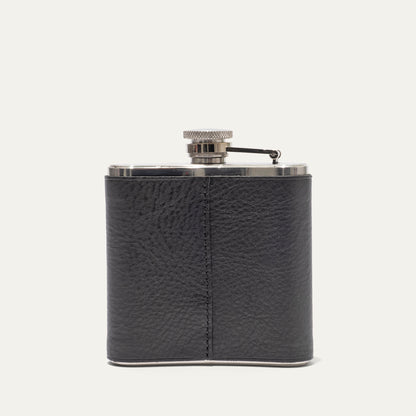 Leather & Stainless Steel Flask - Will Leather Goods