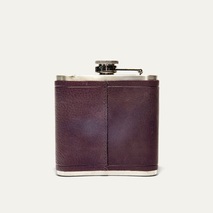 Leather & Stainless Steel Flask - Will Leather Goods