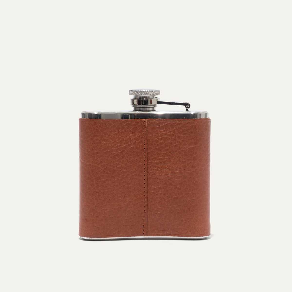 Leather & Stainless Steel Flask - Will Leather Goods