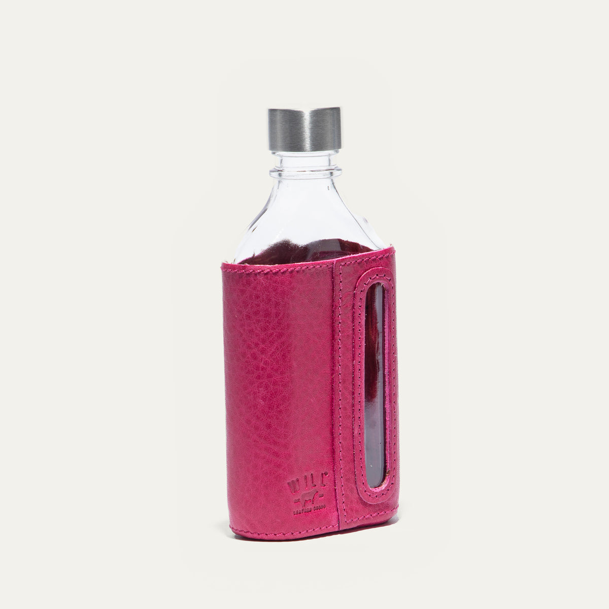 Glass Leather Flask 200Ml - Will Leather Goods