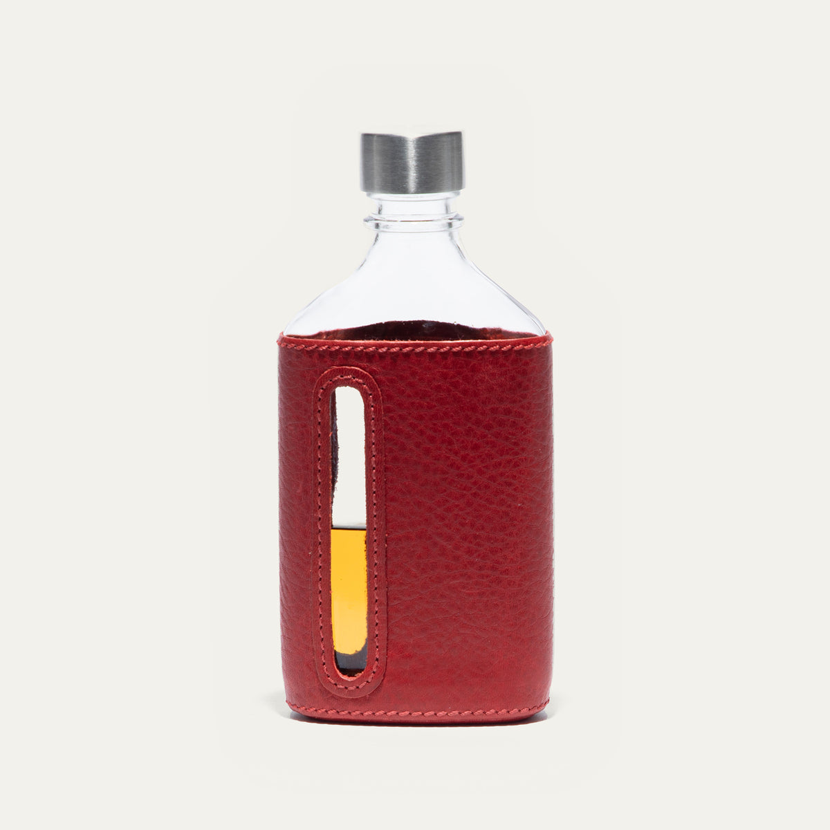 Glass Leather Flask 200Ml - Will Leather Goods