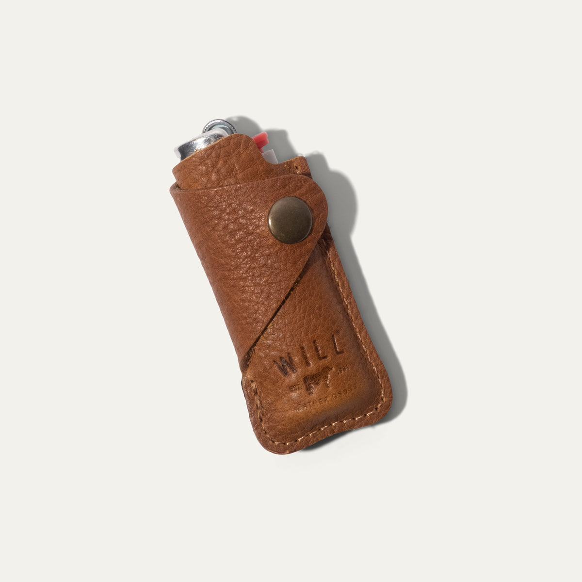 Leather Cover W/Lighter - Will Leather Goods
