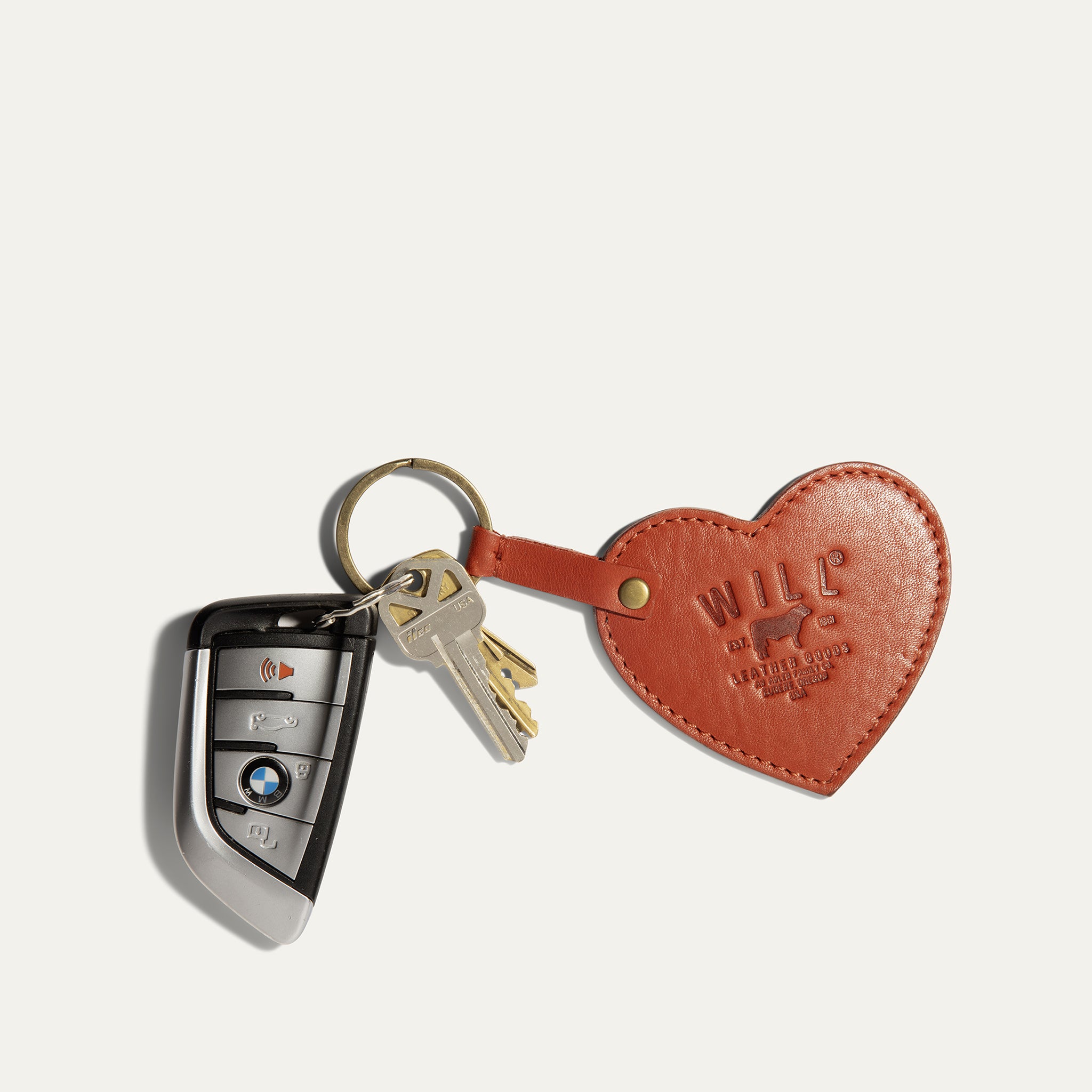 Heart Keychain - Will Leather Goods