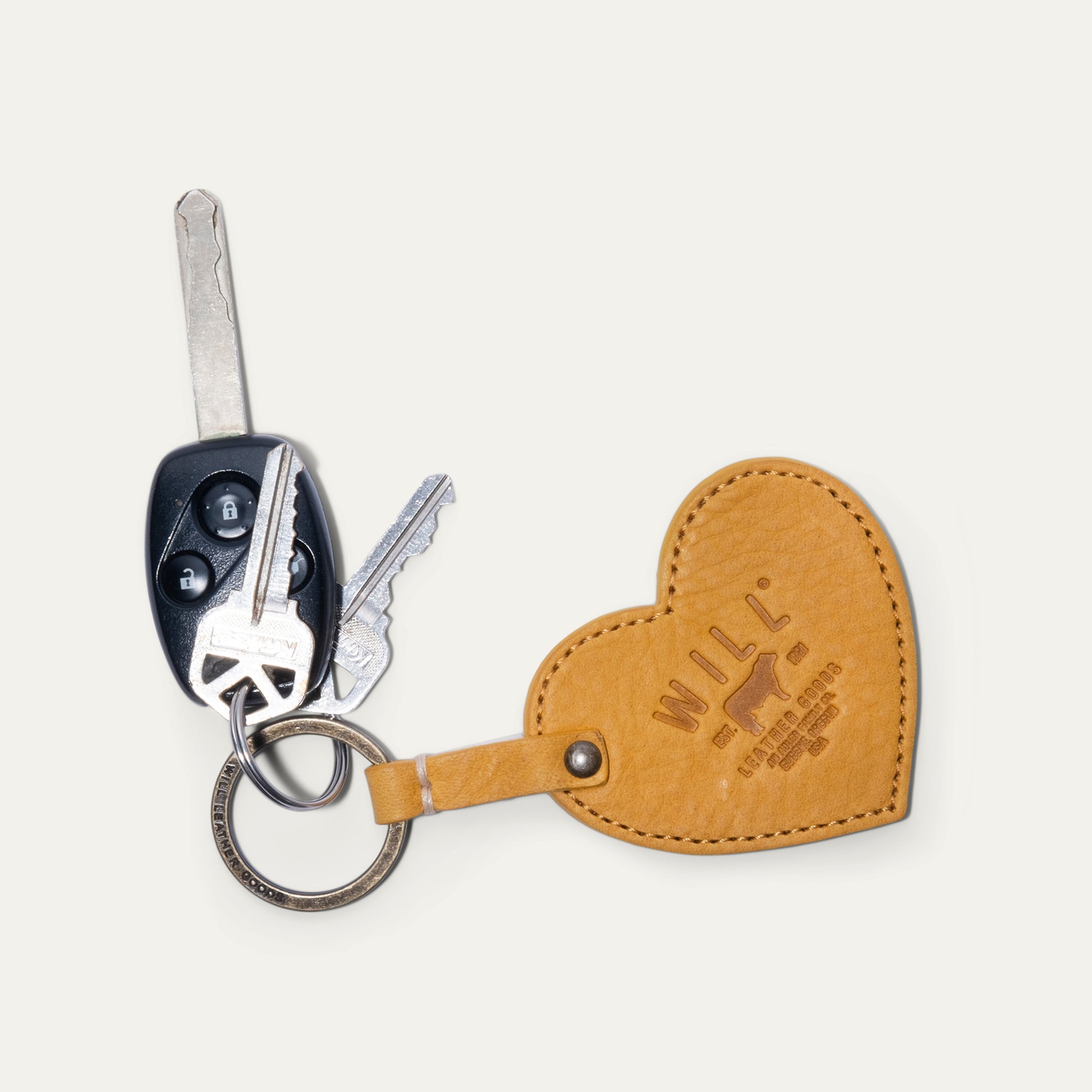 Heart Keychain - Will Leather Goods