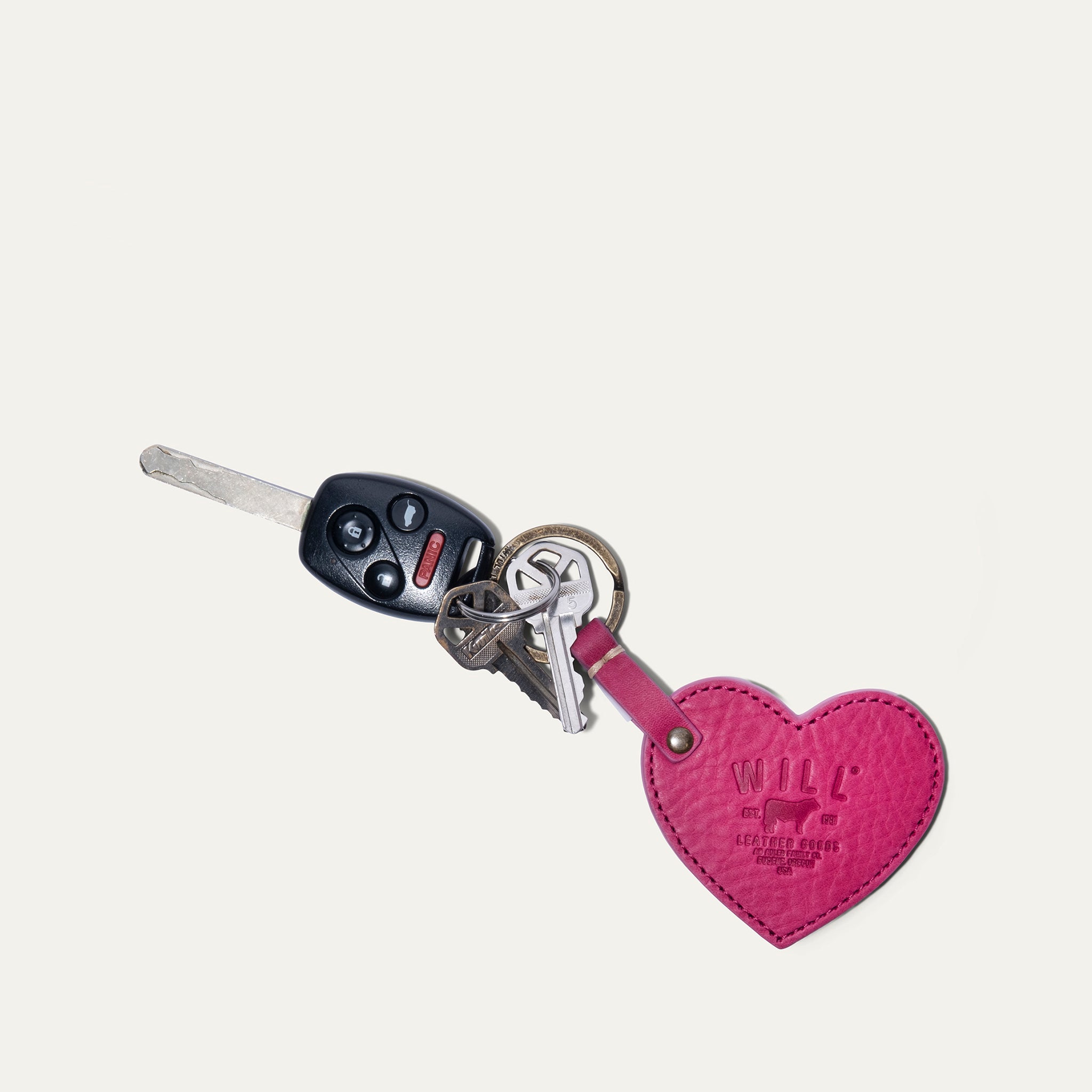 Heart Keychain - Will Leather Goods