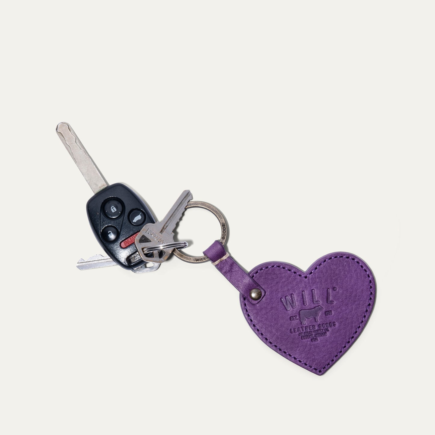 Heart Keychain - Will Leather Goods