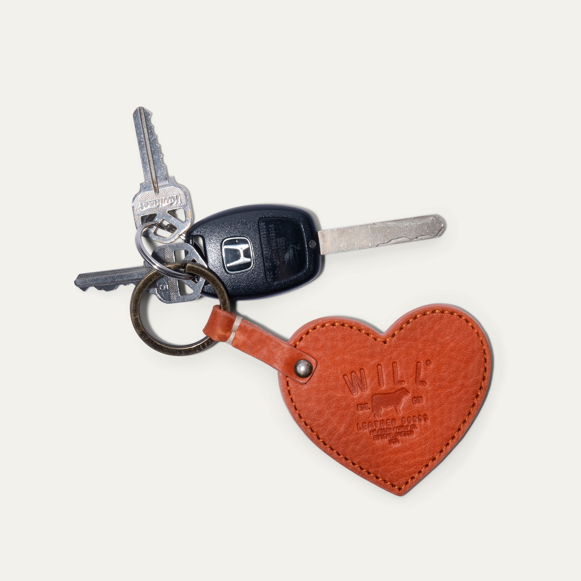 Heart Keychain - Will Leather Goods