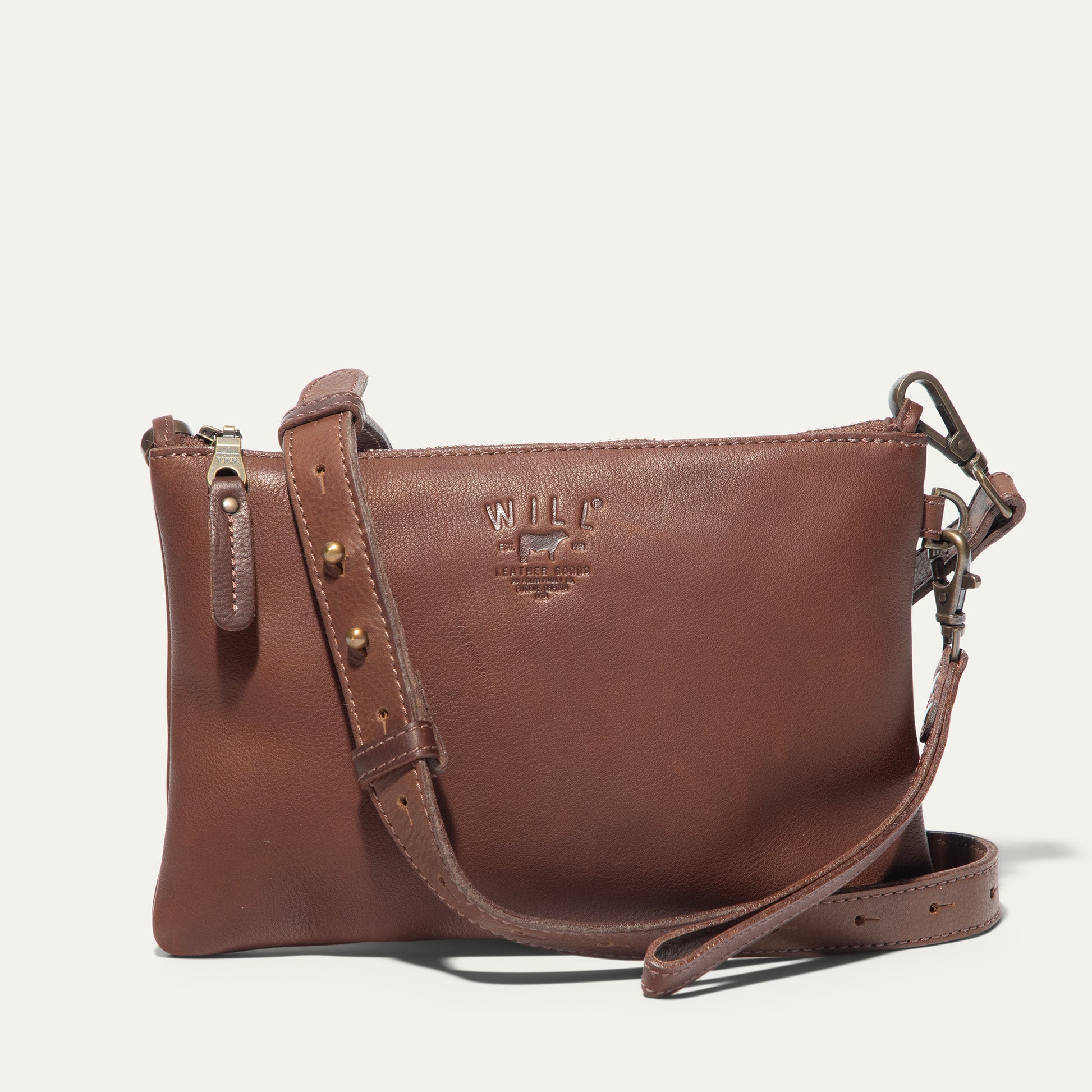 Zip Pouch Medium Crossbody - Will Leather Goods