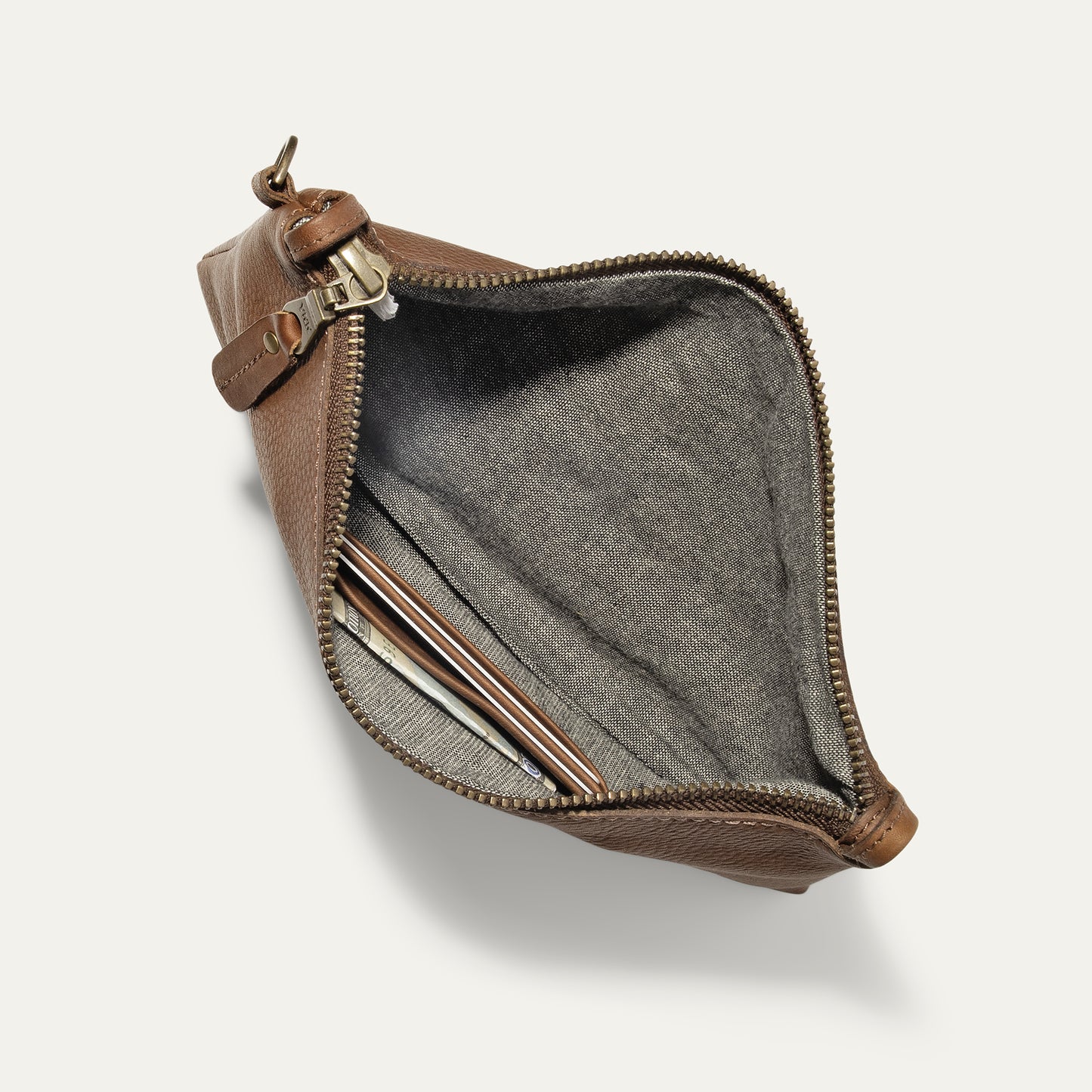 Zip Pouch Medium Crossbody - Will Leather Goods