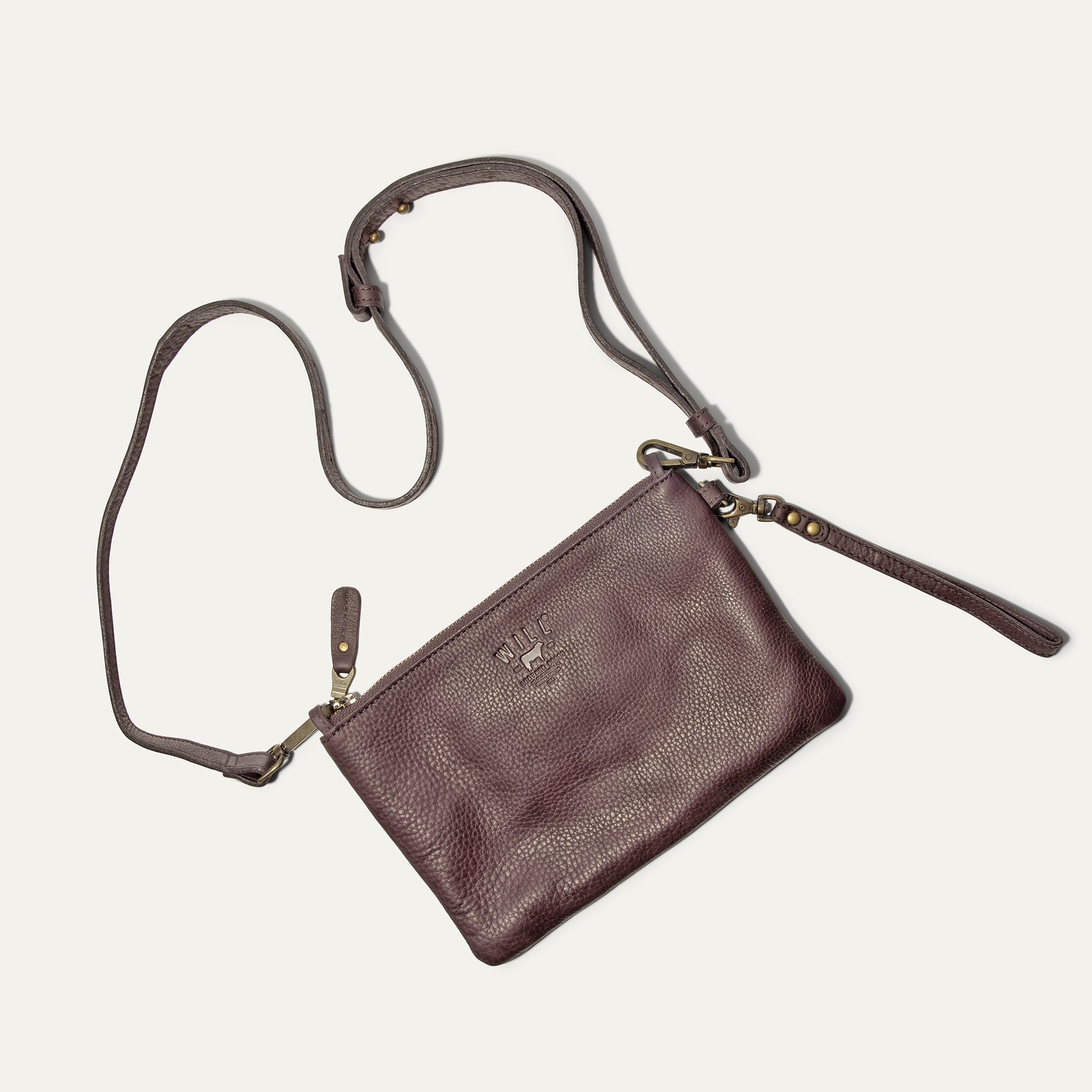 Zip Pouch Medium Crossbody - Will Leather Goods