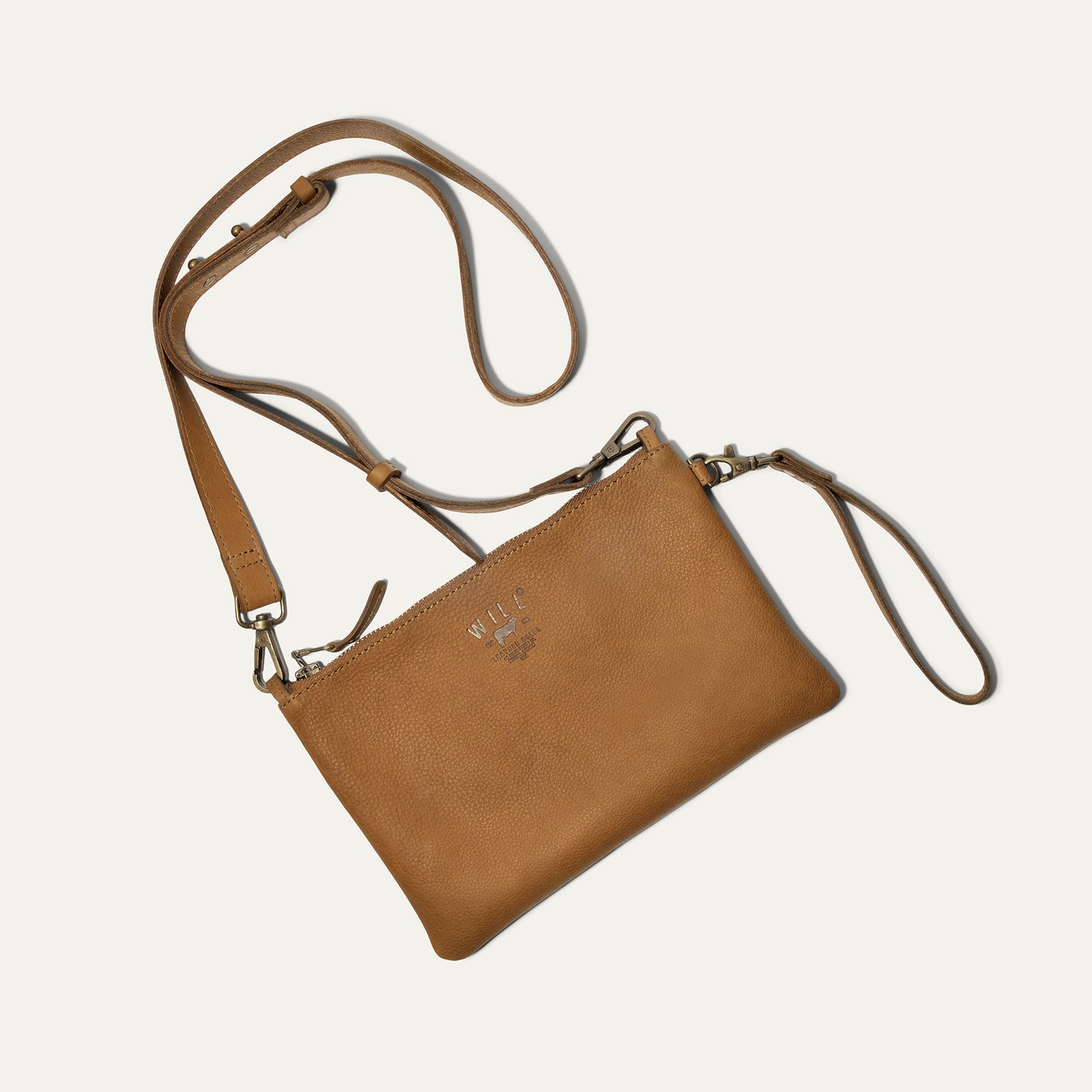 Zip Pouch Medium Crossbody - Will Leather Goods