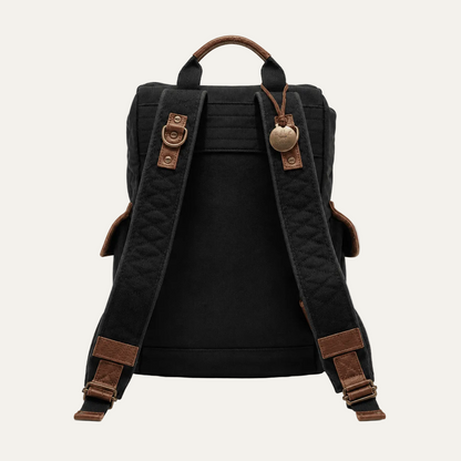 Lennon Canvas & Leather Backpack - Will Leather Goods