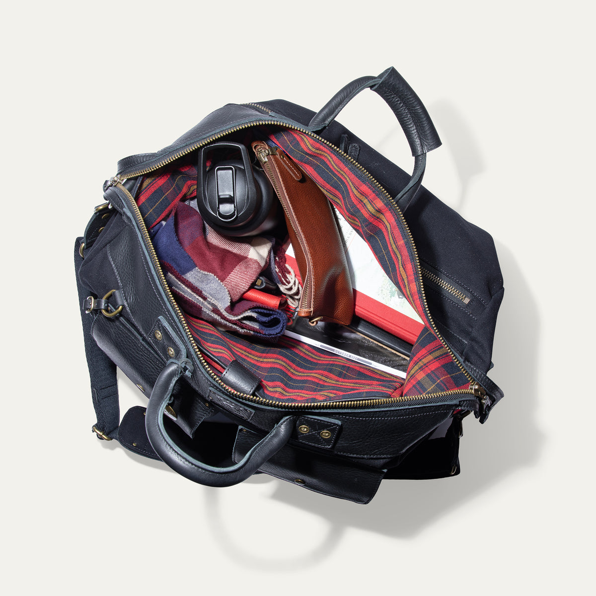 Canvas & Leather Travel Duffle - Will Leather Goods