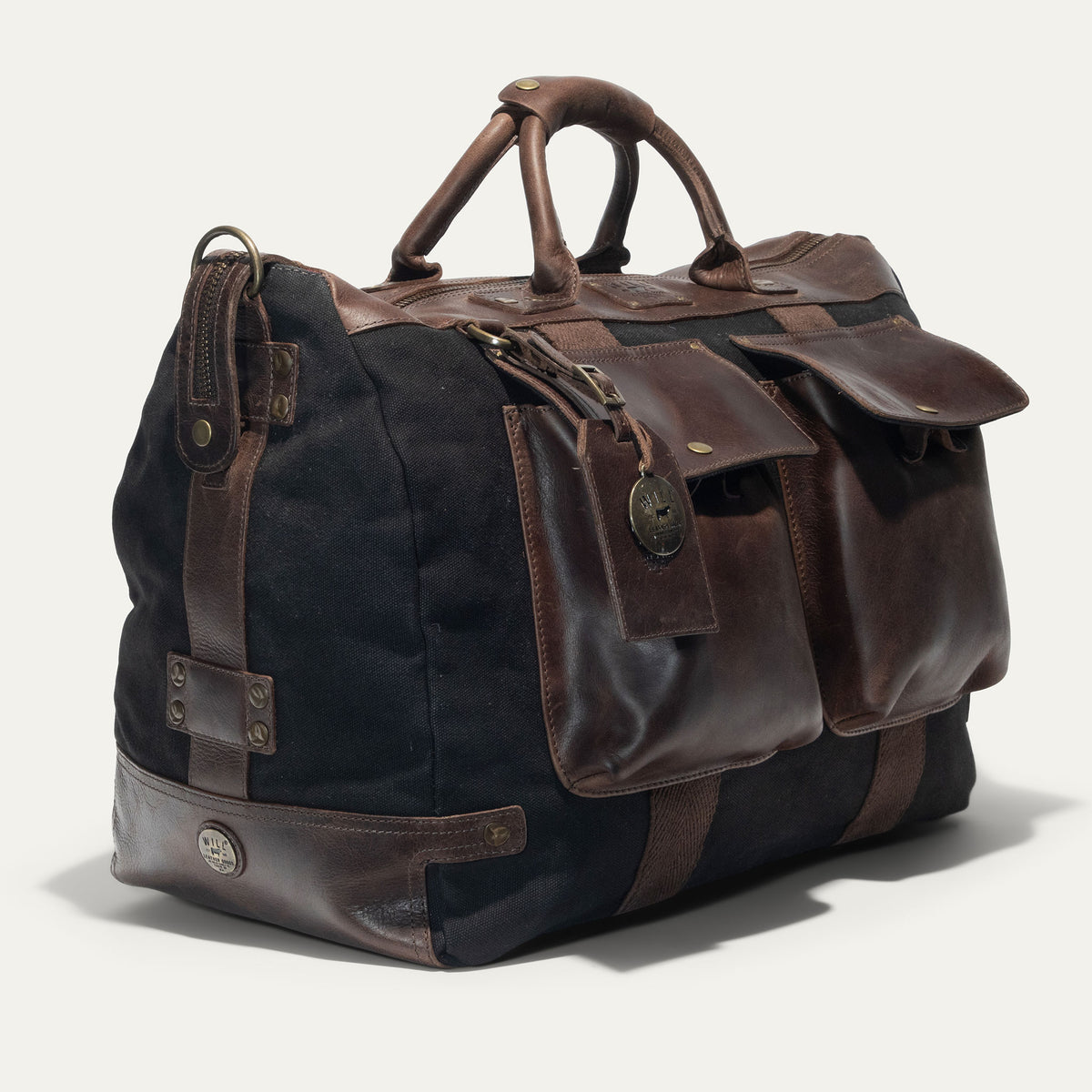 Canvas & Leather Travel Duffle - Will Leather Goods