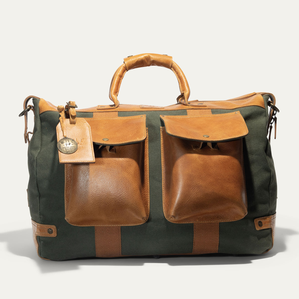 Canvas & Leather Travel Duffle - Will Leather Goods