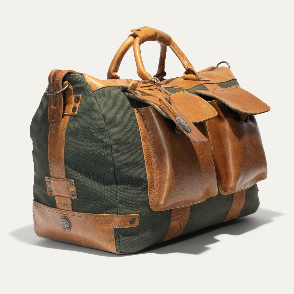 Canvas & Leather Travel Duffle - Will Leather Goods