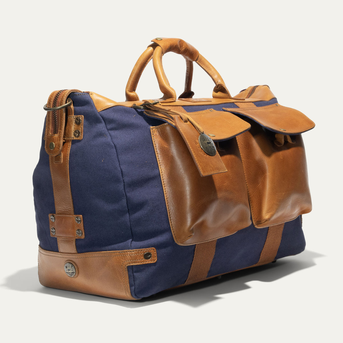 Canvas & Leather Travel Duffle - Will Leather Goods