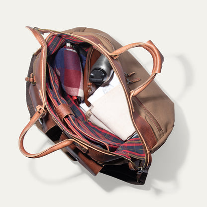 Canvas & Leather Travel Duffle - Will Leather Goods