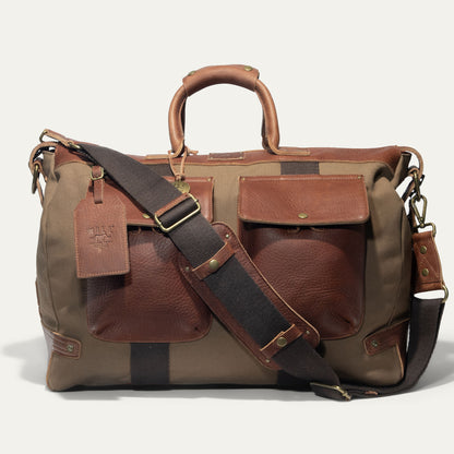 Canvas & Leather Travel Duffle - Will Leather Goods