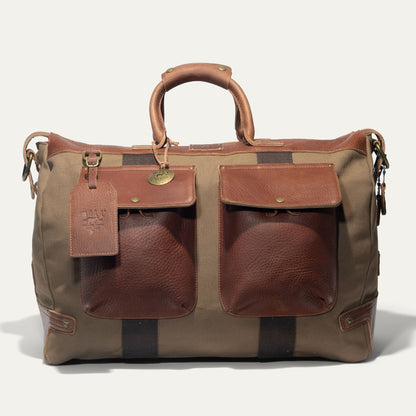 Canvas & Leather Travel Duffle - Will Leather Goods