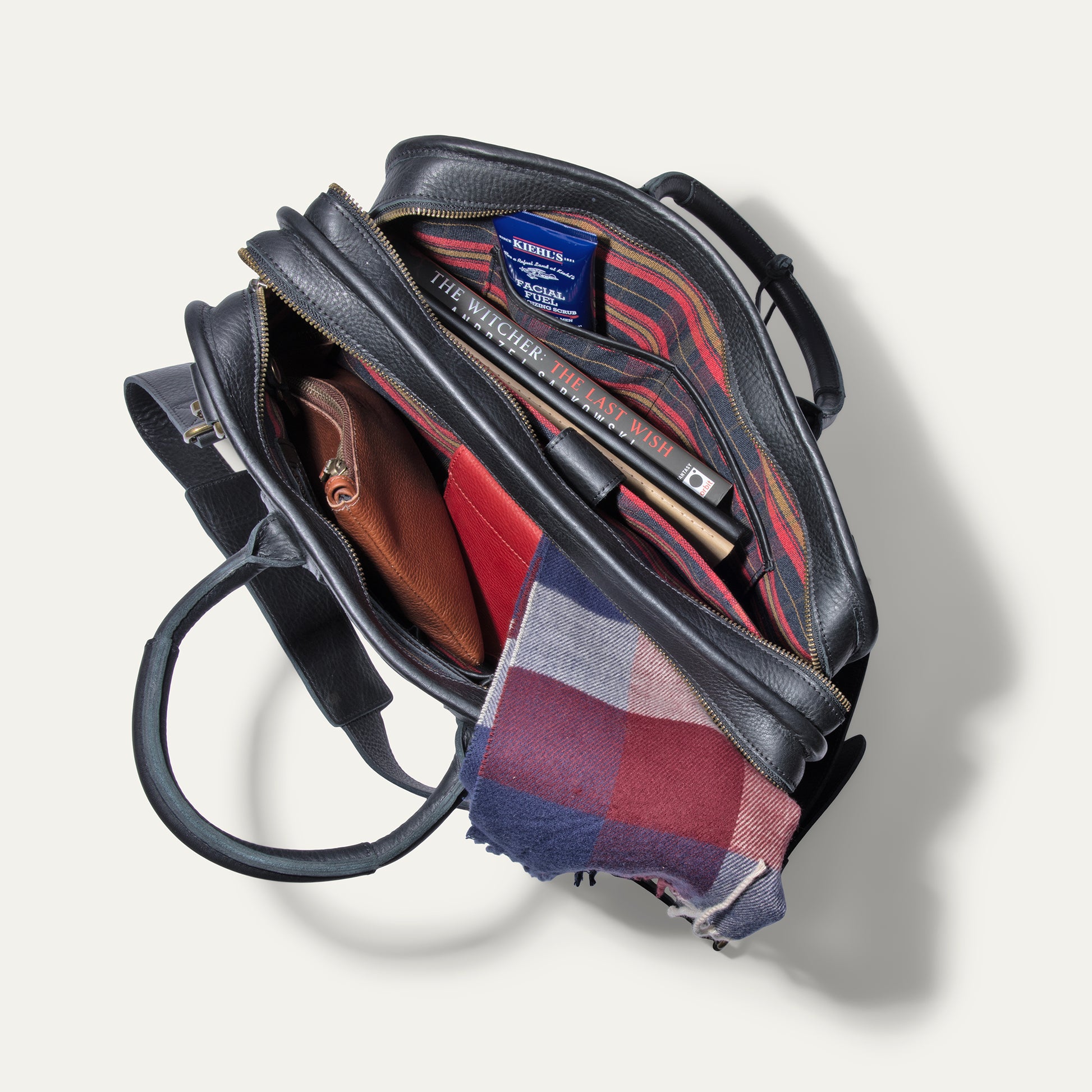 Hank Double Zip Briefcase - Will Leather Goods