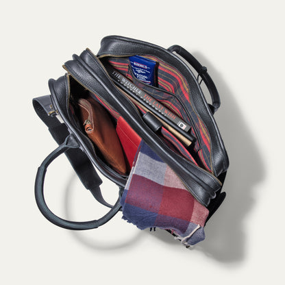 Hank Double Zip Briefcase - Will Leather Goods
