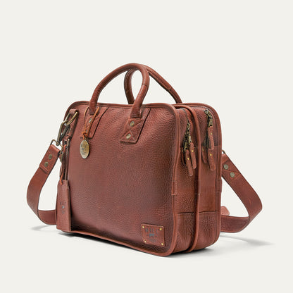 Hank Double Zip Briefcase - Will Leather Goods