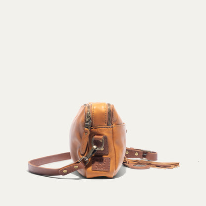 Everyday Double Zip Leather Crossbody - Will Leather Goods