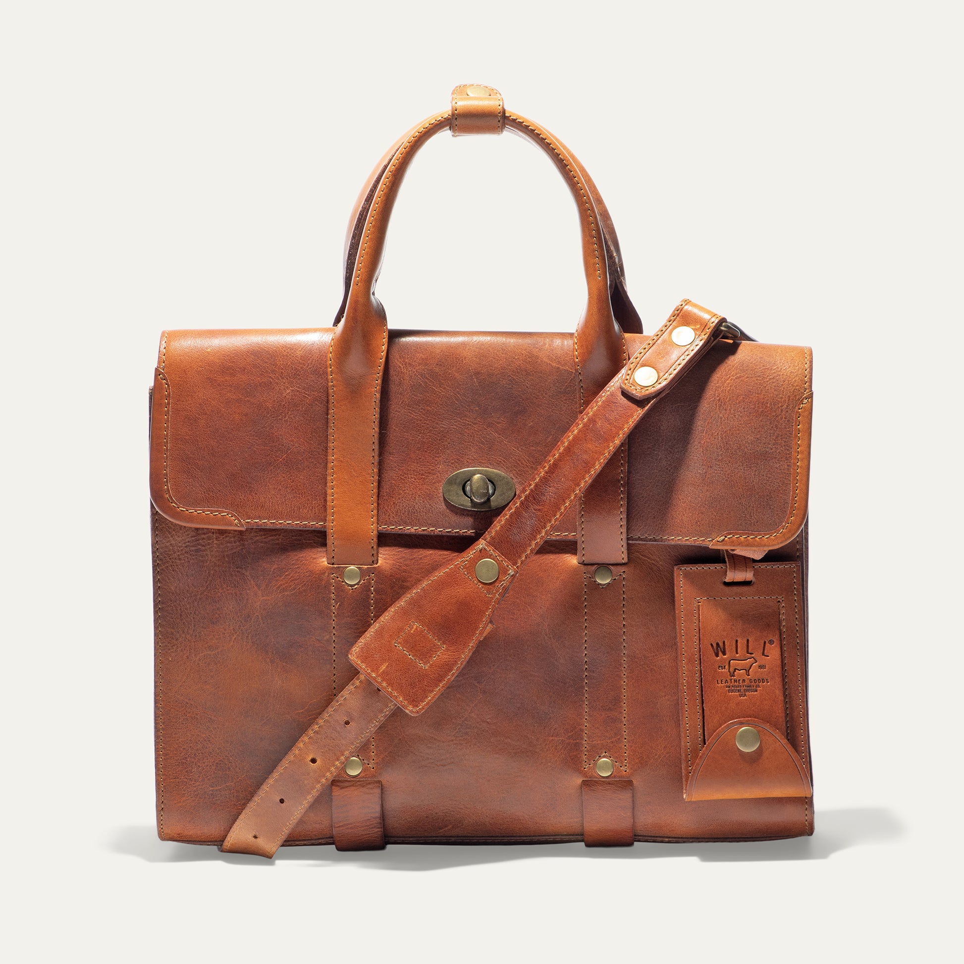 William Slim Briefcase - Will Leather Goods