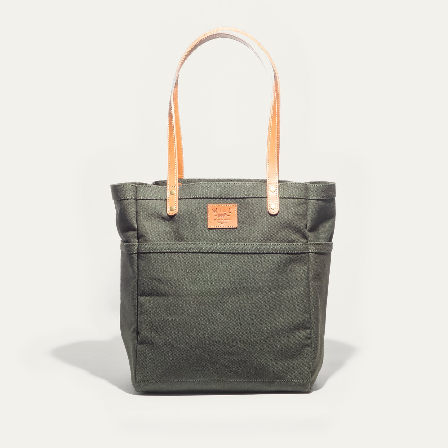 Waxed Canvas Work Tote - Will Leather Goods