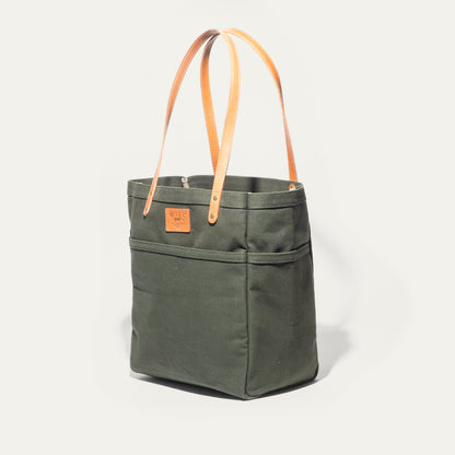 Waxed Canvas Work Tote - Will Leather Goods