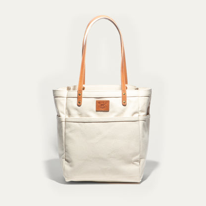 Waxed Canvas Work Tote - Will Leather Goods