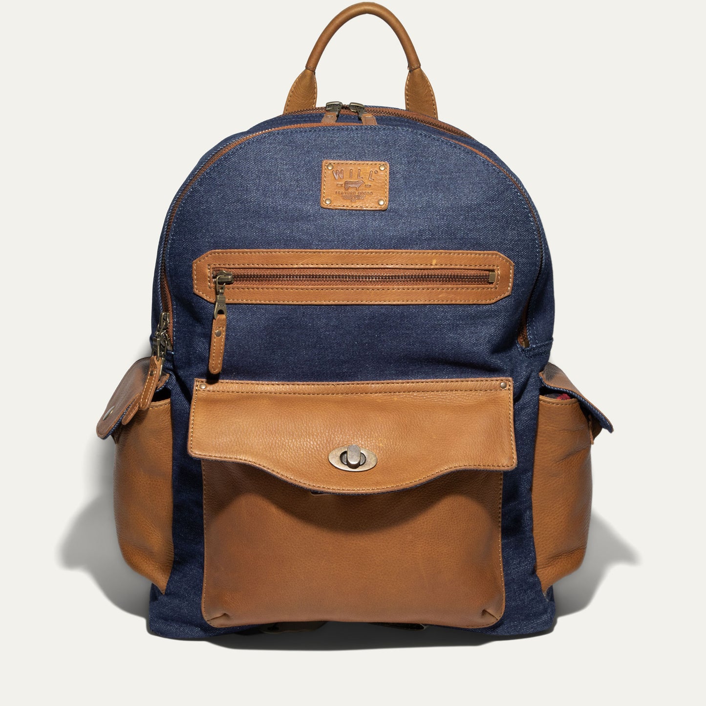 Canvas & Leather Backpack - Will Leather Goods