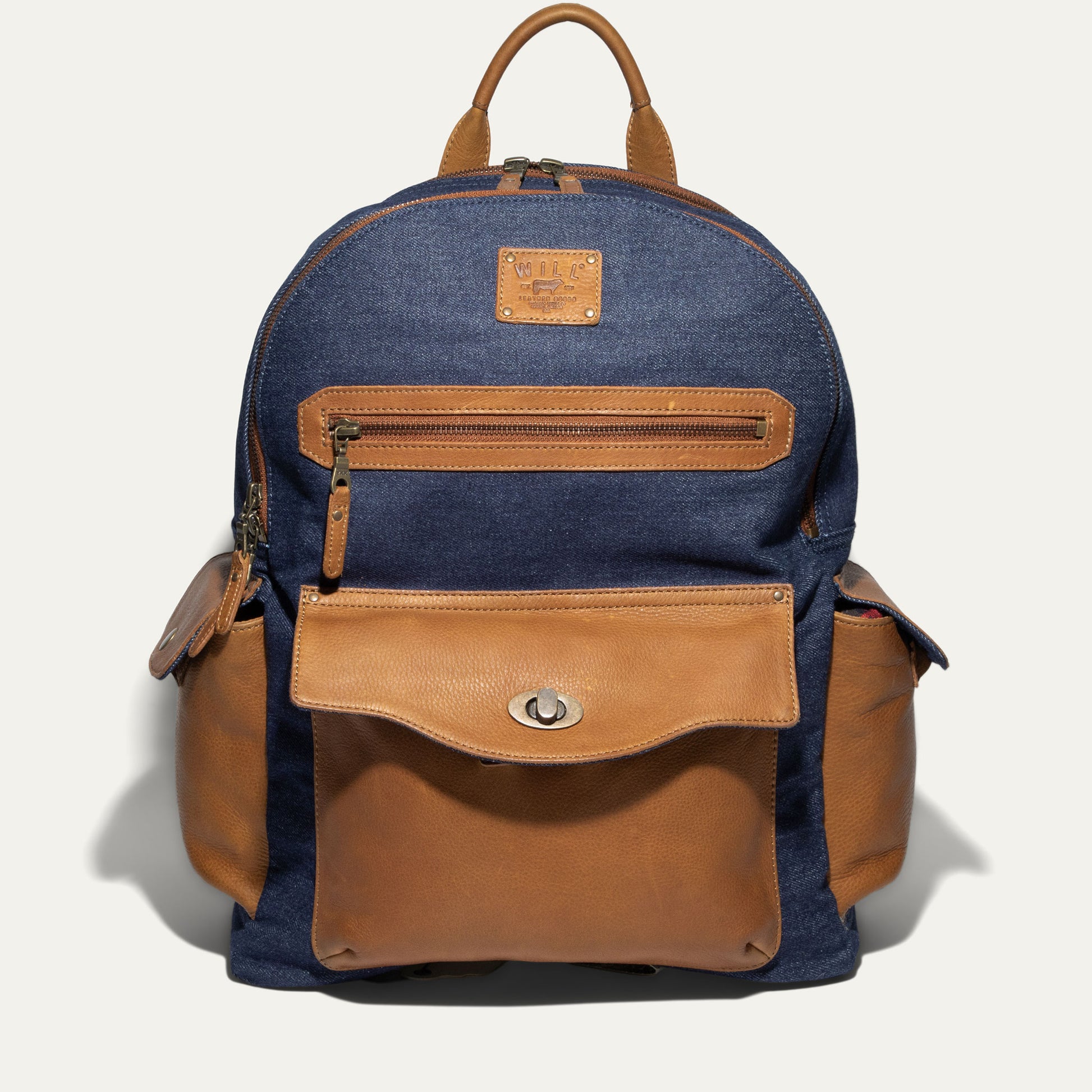 Canvas & Leather Backpack - Will Leather Goods