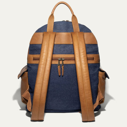 Canvas & Leather Backpack - Will Leather Goods