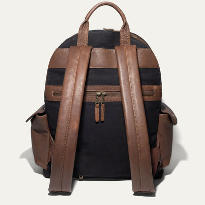 Canvas & Leather Backpack - Will Leather Goods