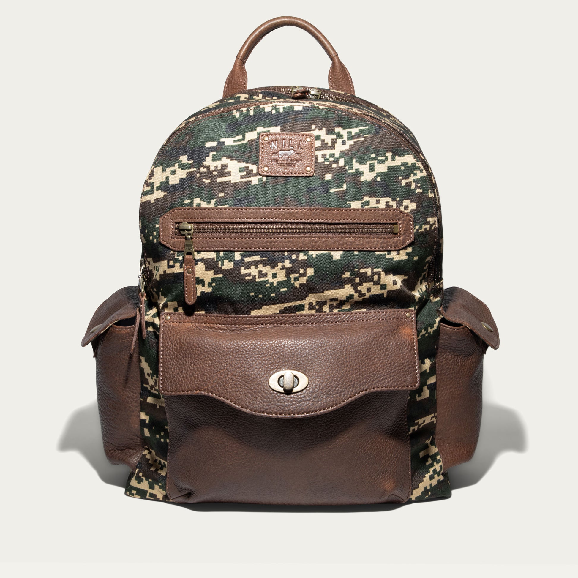 Canvas & Leather Backpack - Will Leather Goods