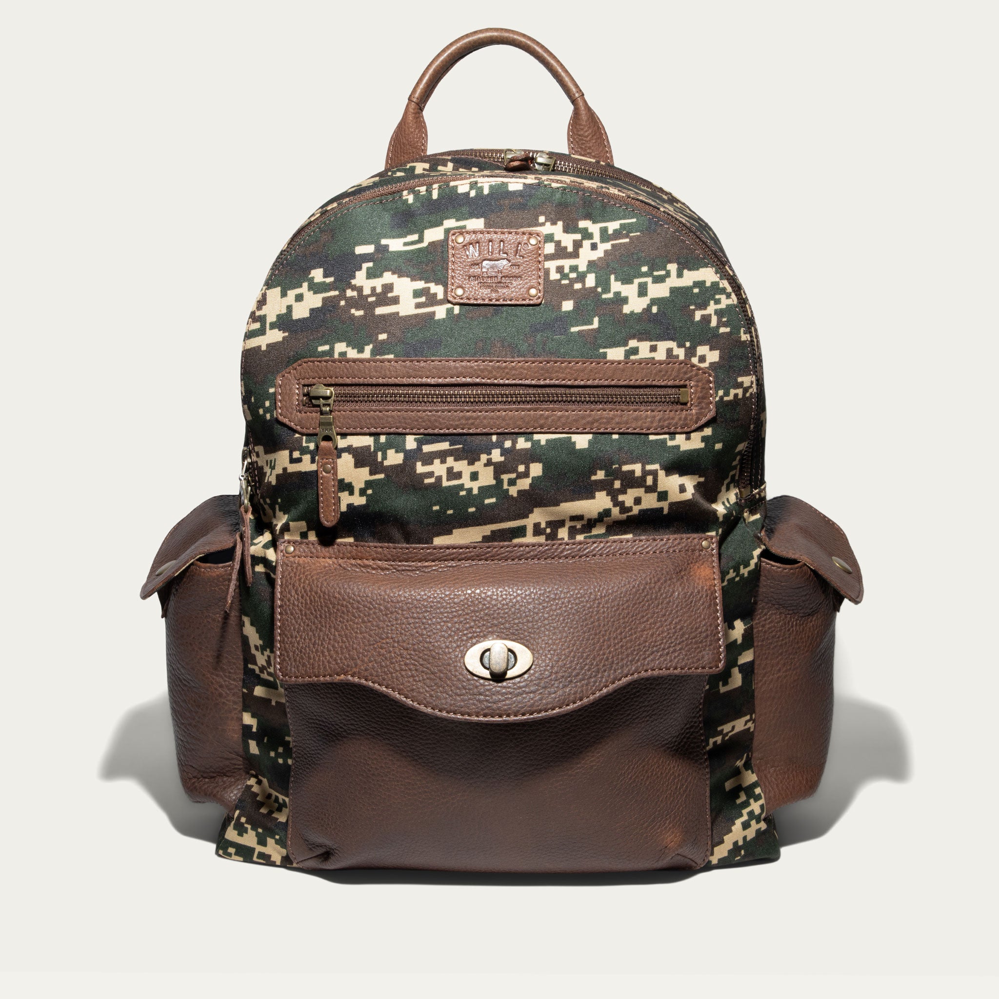 Canvas & Leather Backpack - Will Leather Goods