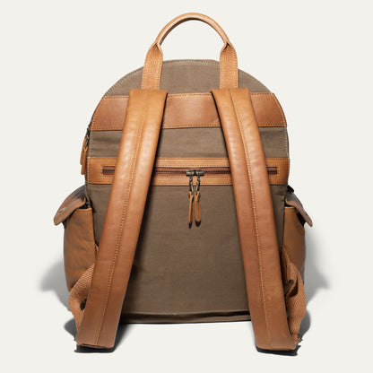 Canvas & Leather Backpack - Will Leather Goods