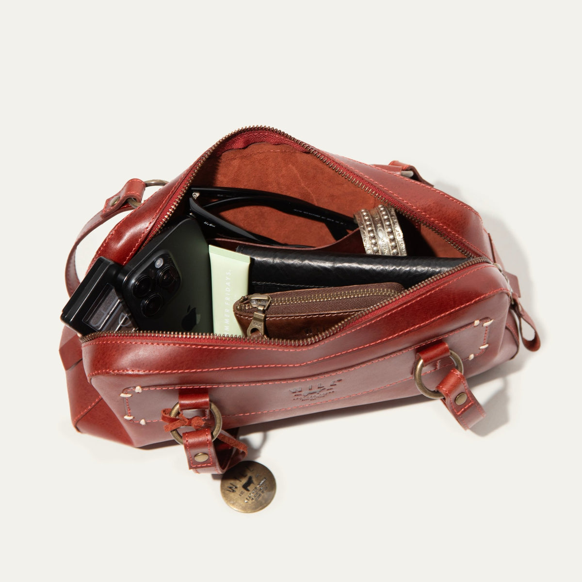 SIMPLE DOUBLE HANDLE SHOULDER - Will Leather Goods