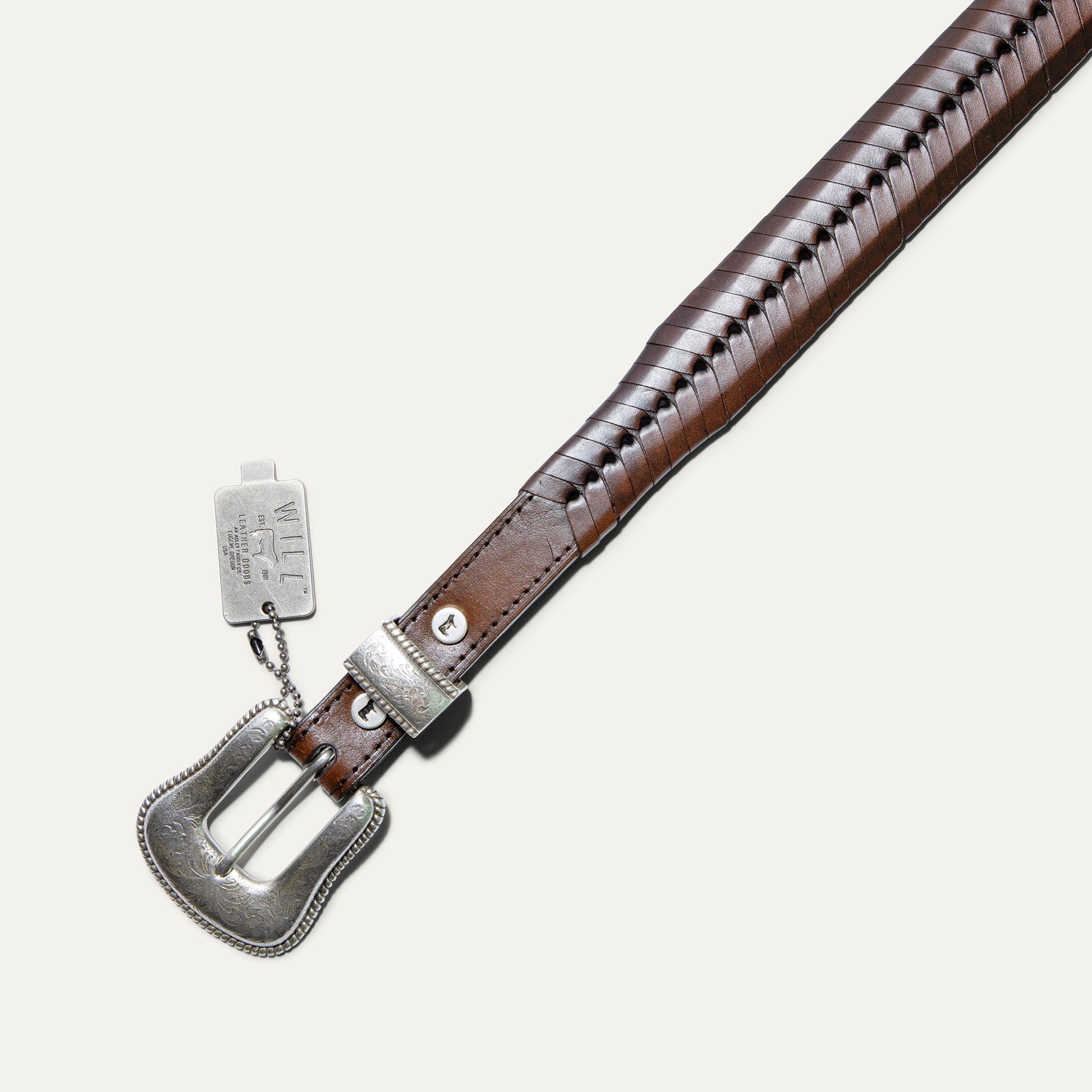 Western Lace Belt - Will Leather Goods