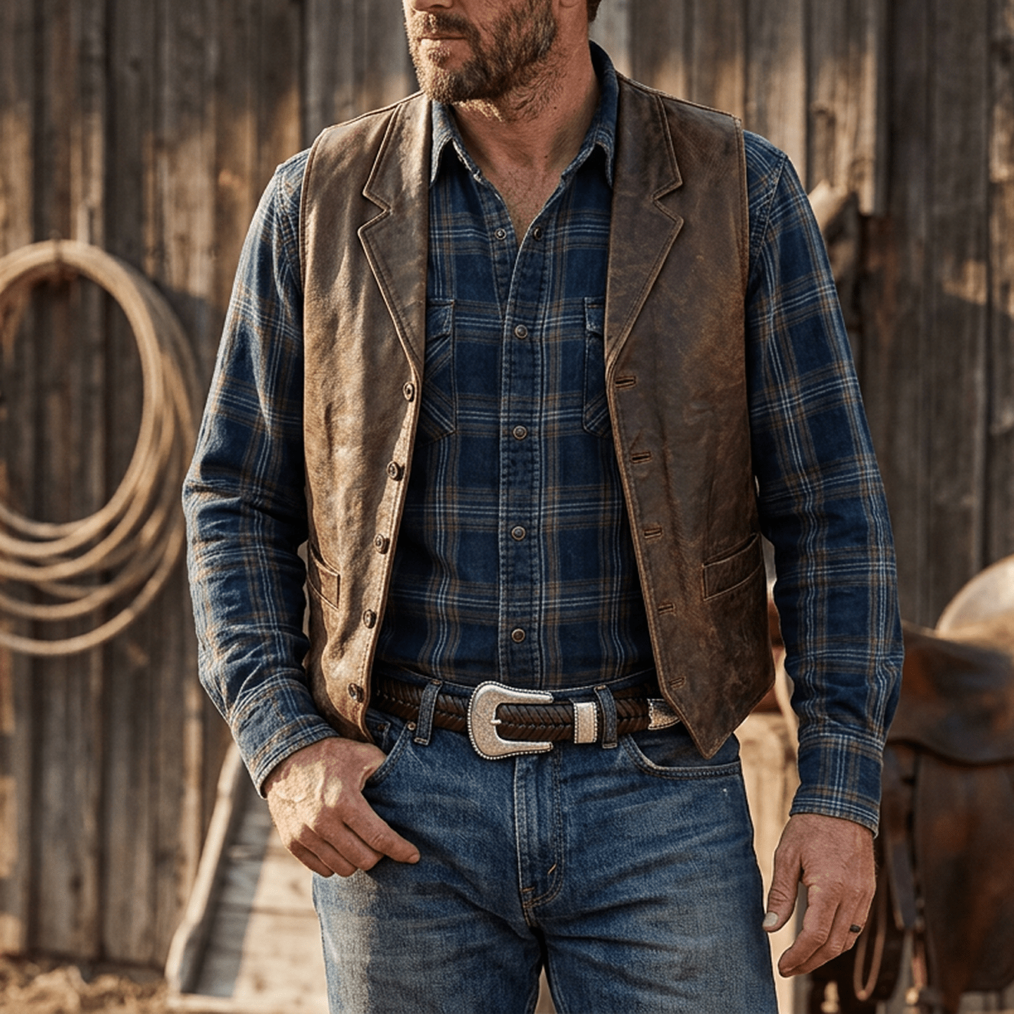 Western Lace Belt - Will Leather Goods
