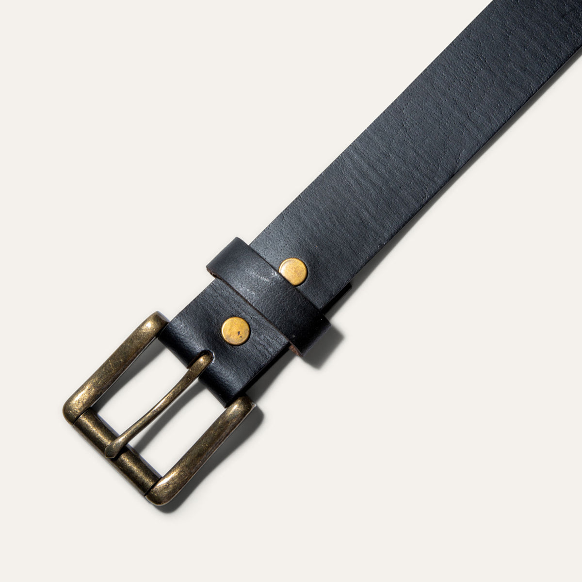 Black Edge Jean Belt - Will Leather Goods