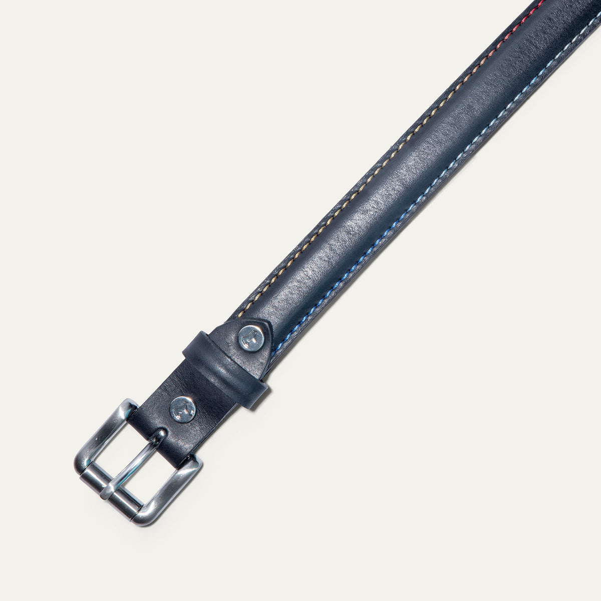 Rainbow Stitched Belt - Will Leather Goods