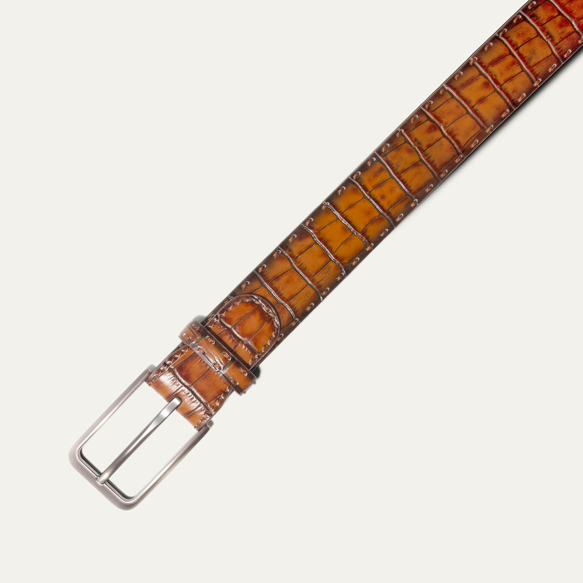 Croco Belt - Will Leather Goods
